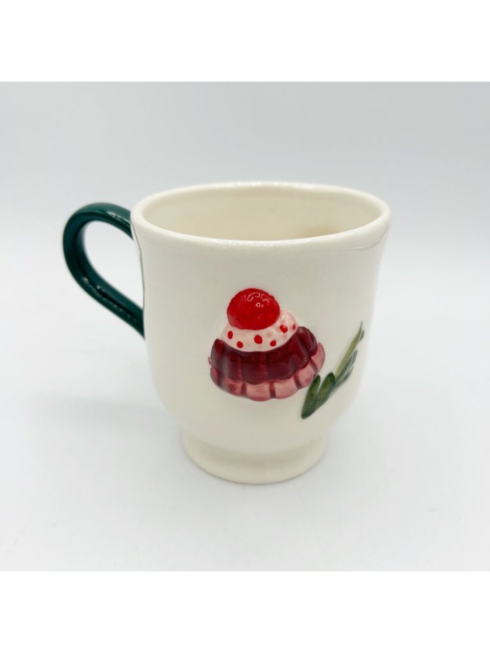 Anthropologie Holifaye Stoneware Mug Coffee Tea Dessert Holiday